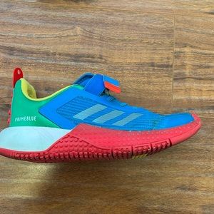 Adidas lego shoe blue shock boys size 6